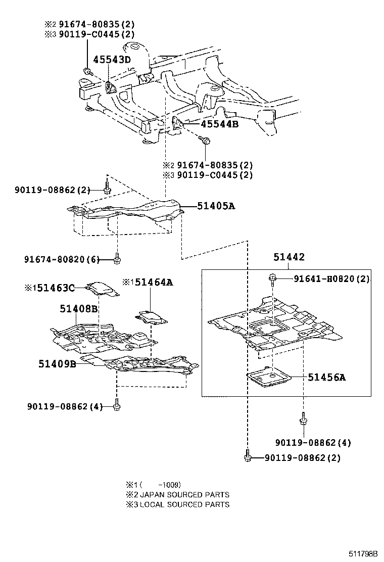 Suspension Crossmember & Under Cover