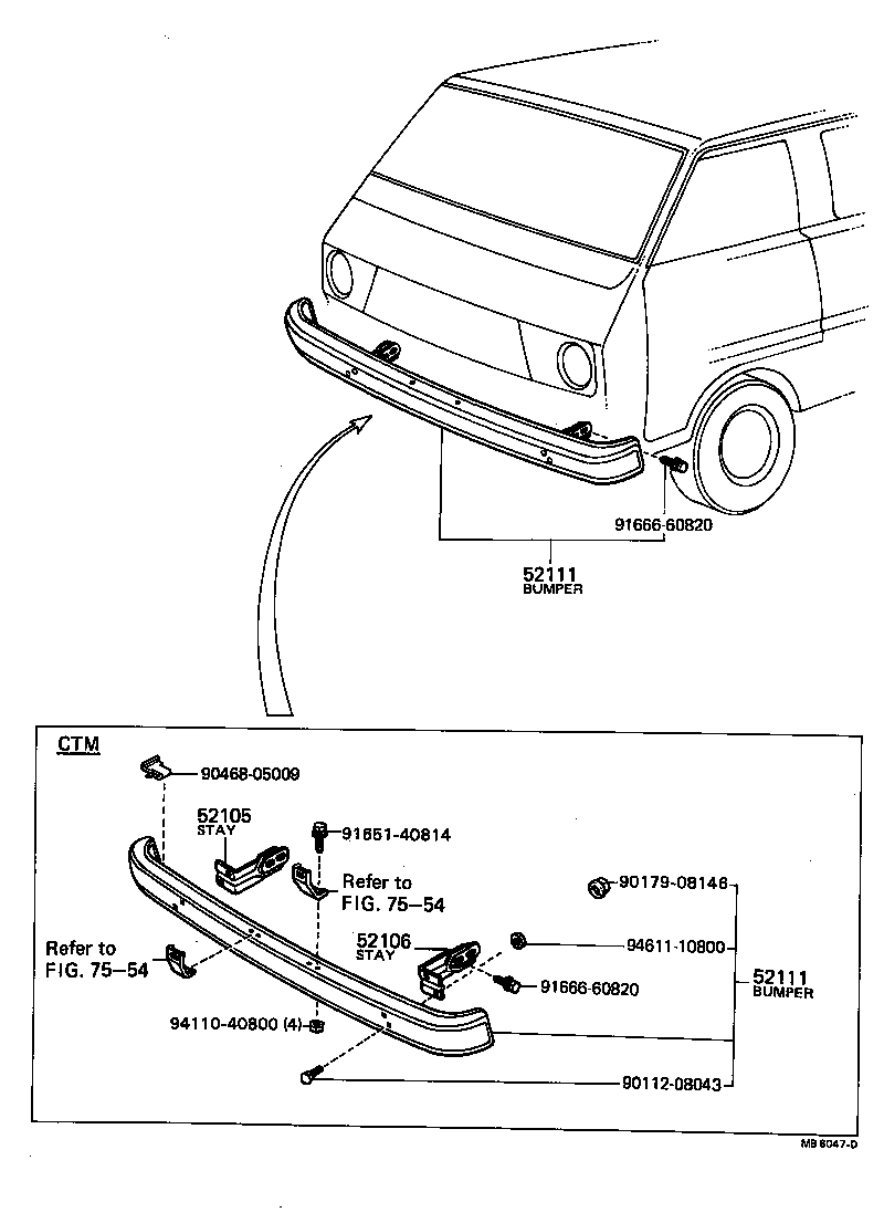 Front Bumper Bumper Stay