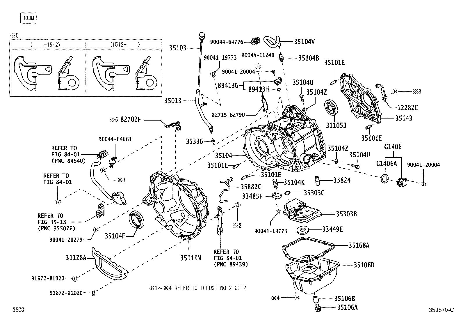 Transmission Case & Oil Pan