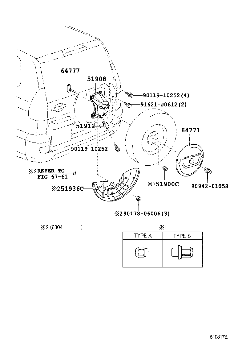 Portador de rueda de repuesto