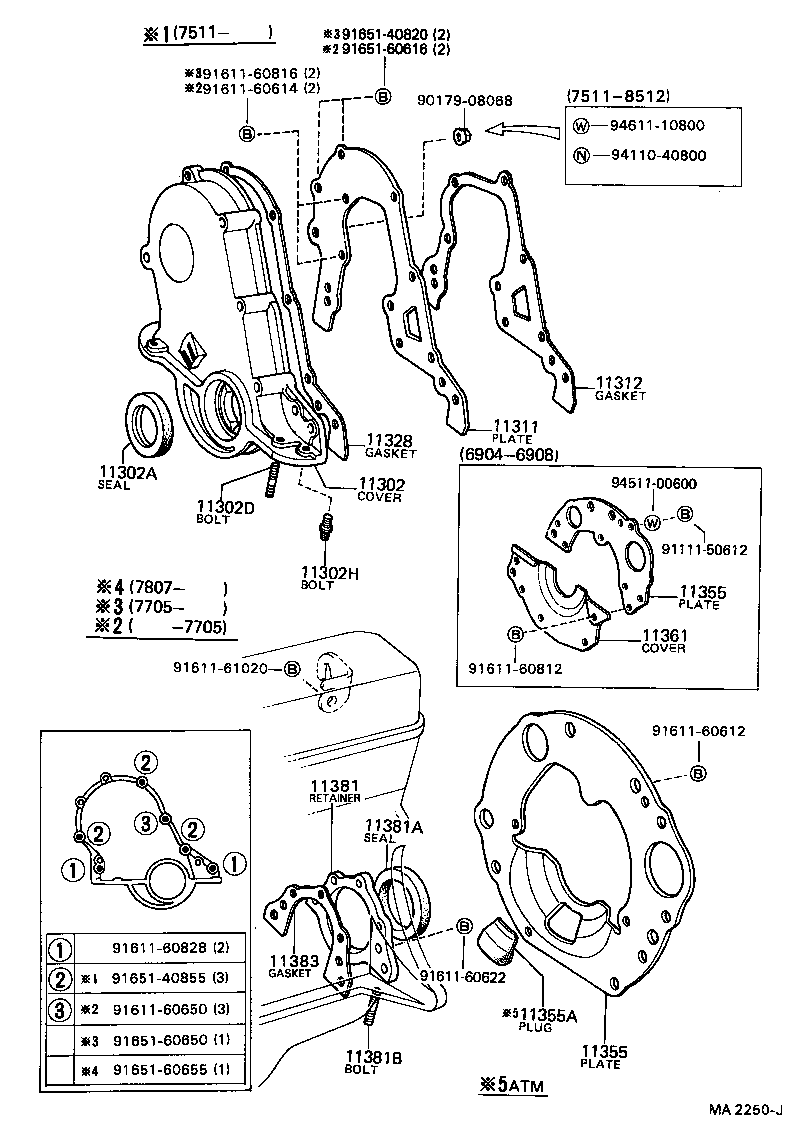 Timing Gear Cover & Rear End Plate