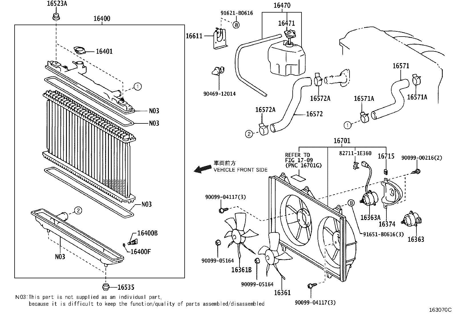 Radiator Water Outlet