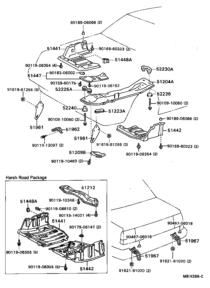 Suspension Crossmember & Under Cover