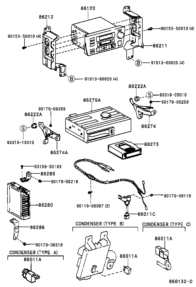Radio Receiver & Amplifier & Condenser