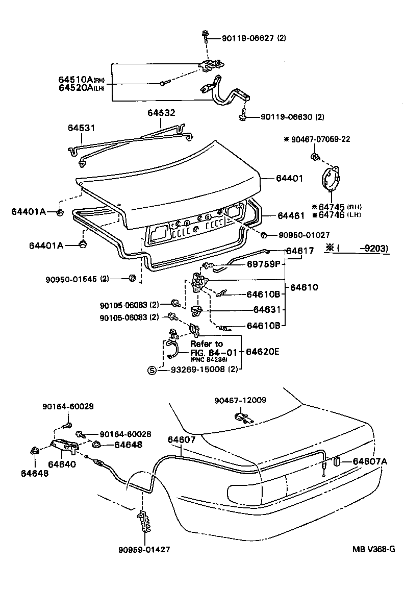 Luggage Compartment Door & Lock