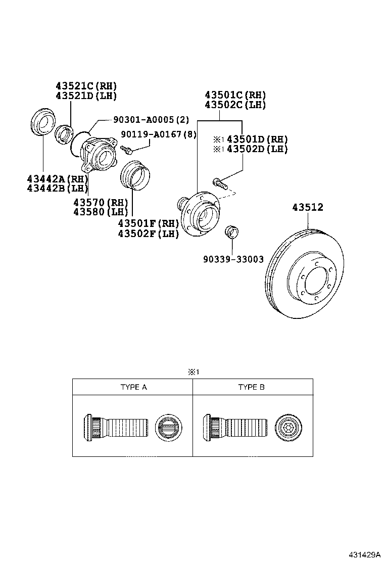 Front Axle Hub