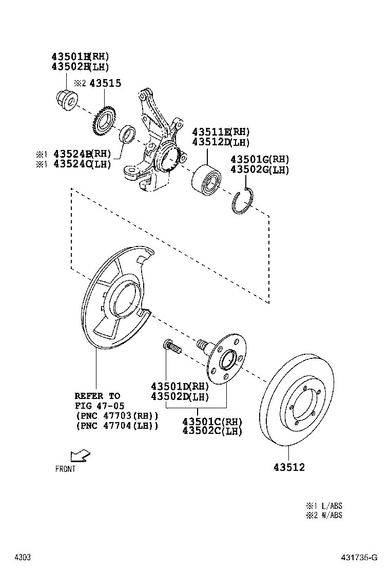 Front Axle Hub