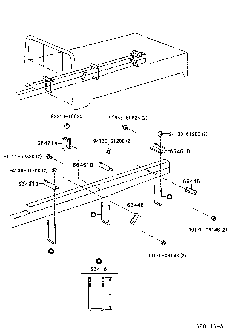 Montaje trasero del cuerpo