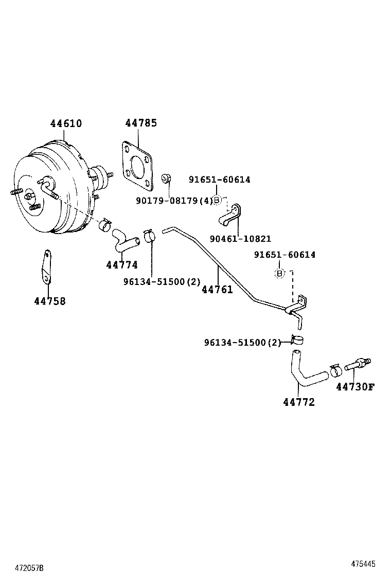Brake Booster & Vacuum Tube