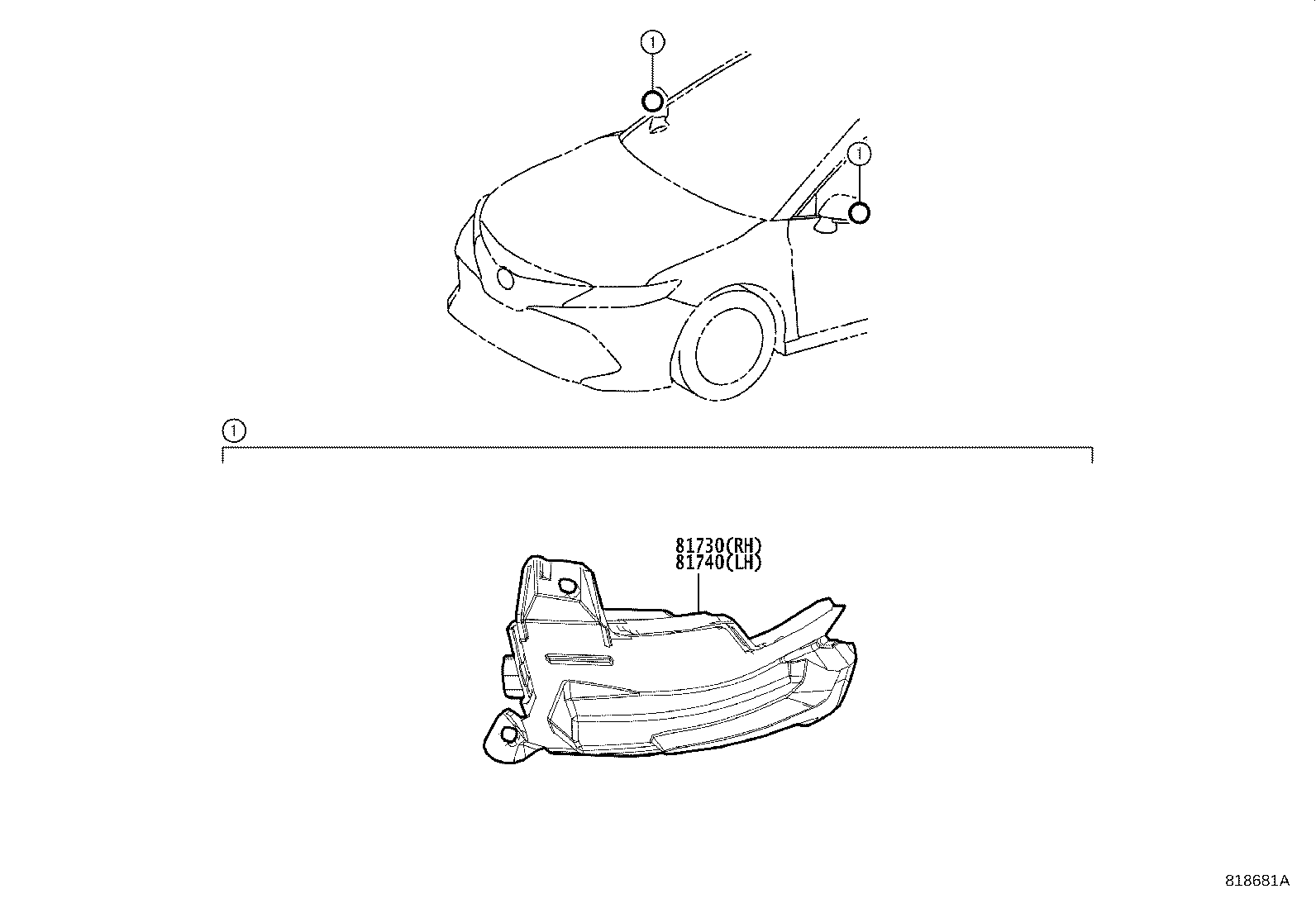 Turn Signal Lamp & Outer Mirror Lamp