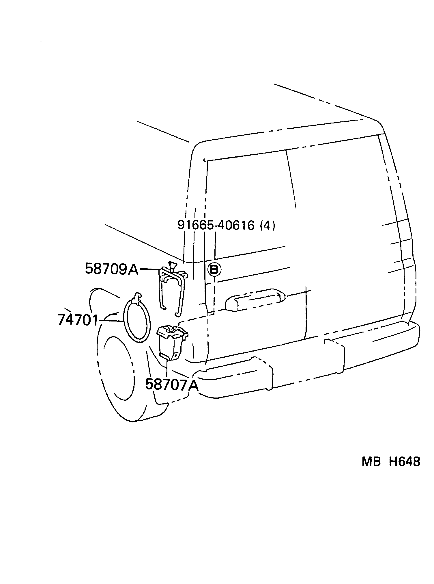 Tool Box License Plate Bracket