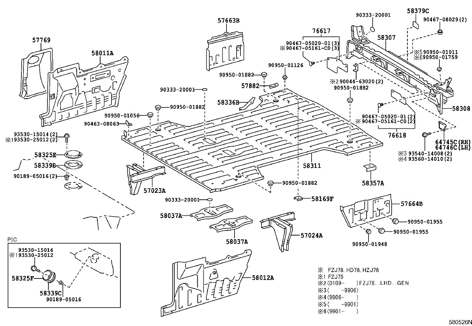 Rear Floor Panel