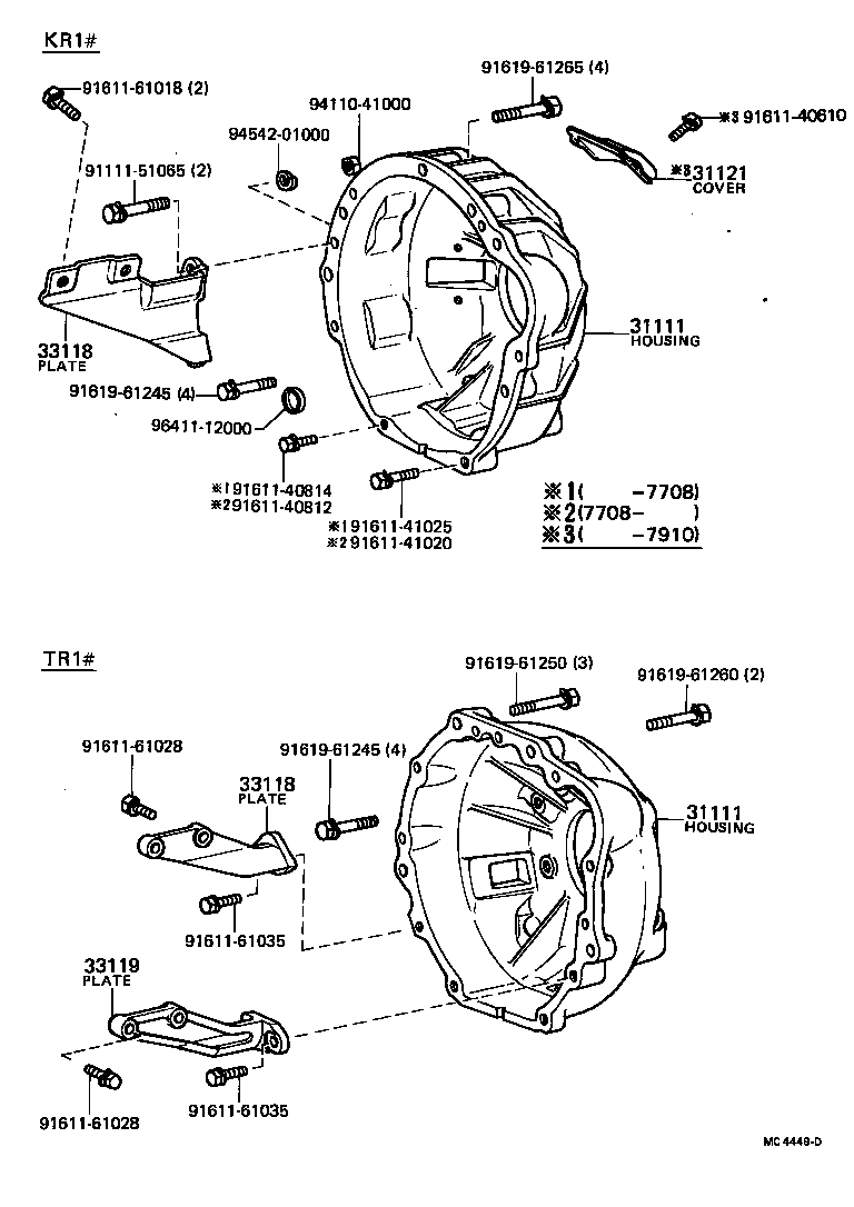 Carcasa de embrague + caja de transmisión