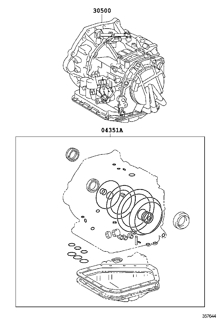 Transaxle Or Transmission Assy & Gasket Kit