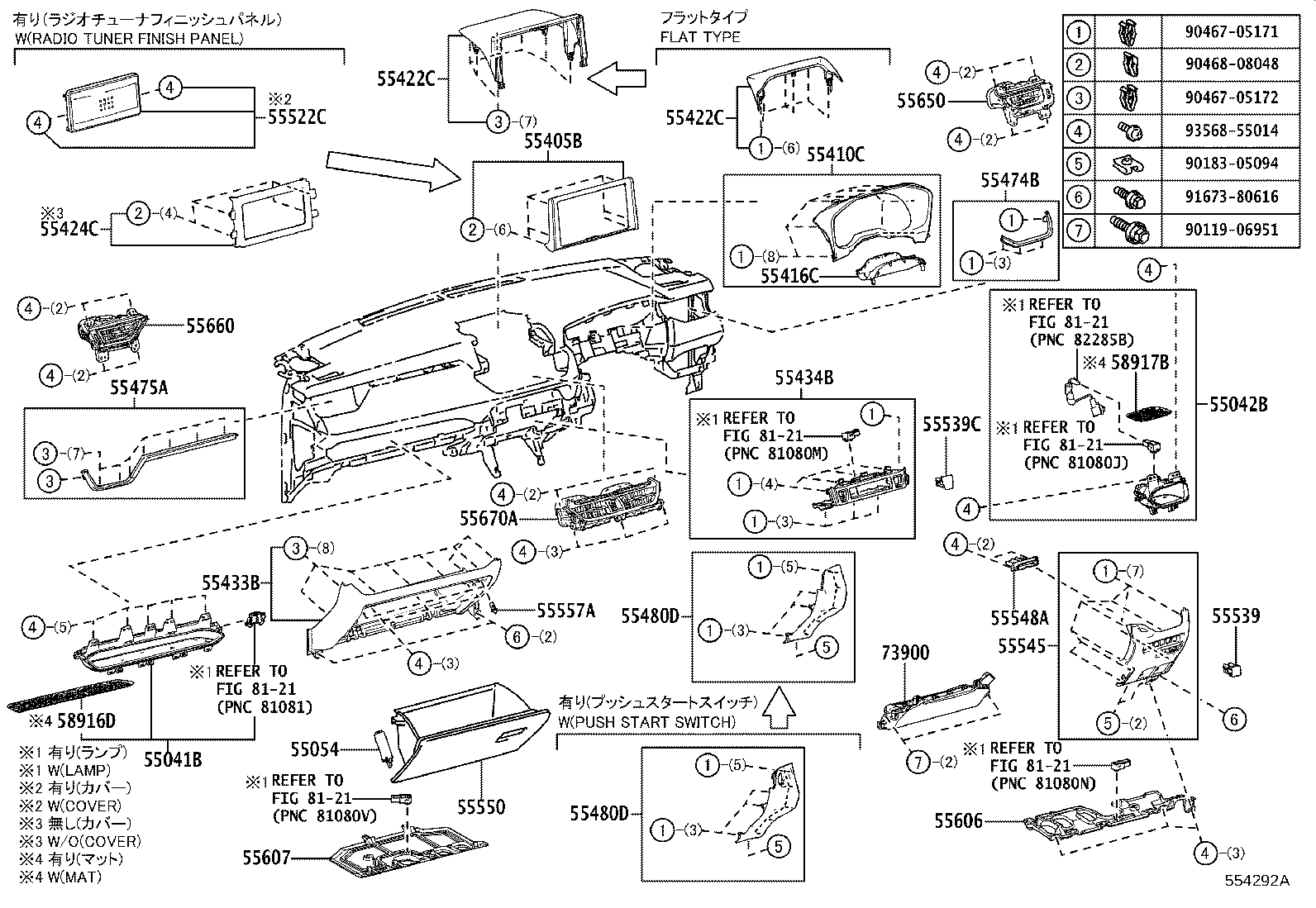 Instrument Panel Glove Compartment