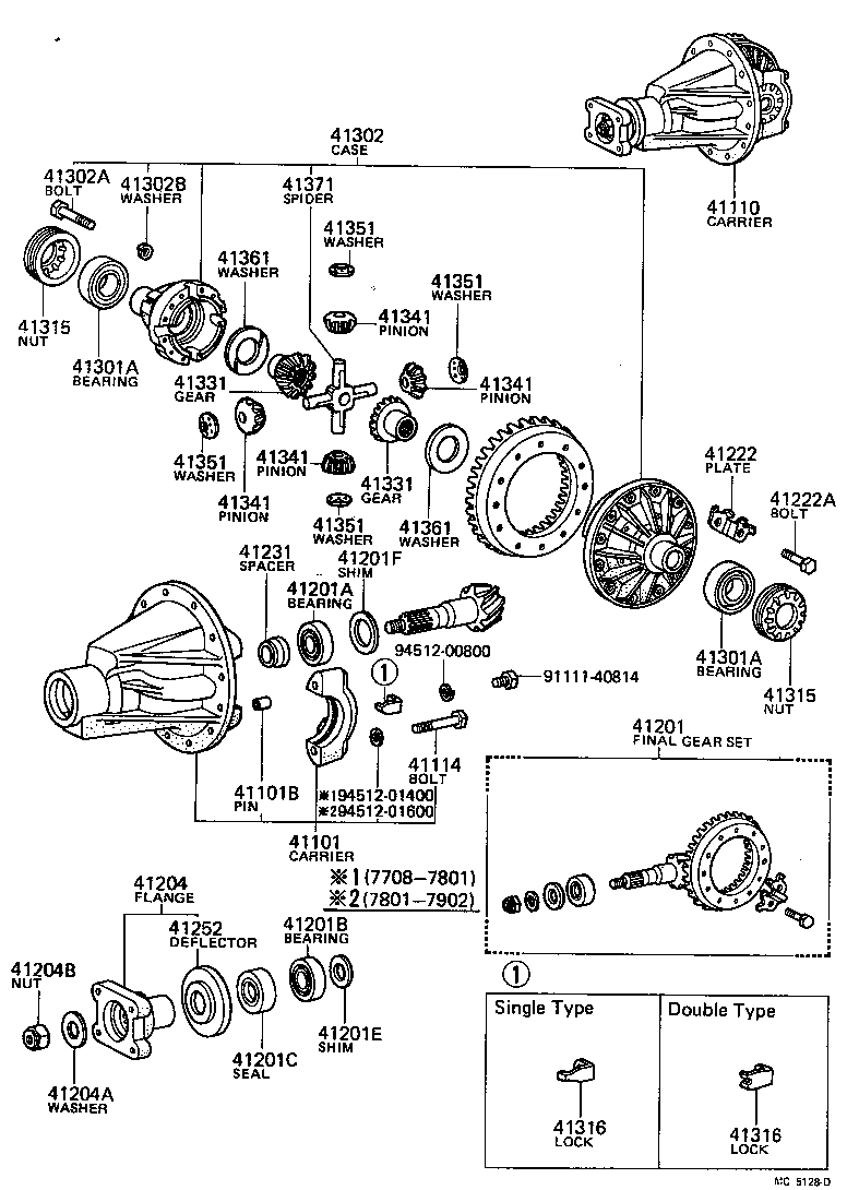 Rear Axle Housing Differential