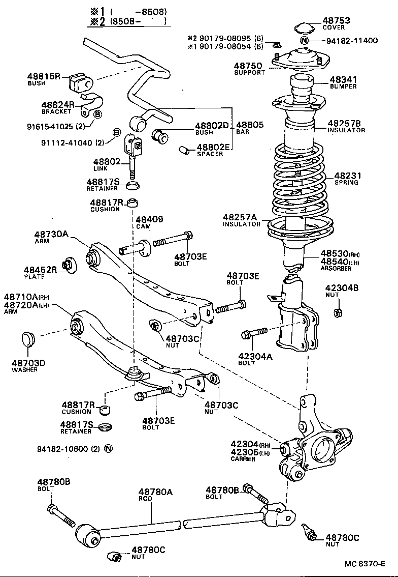 Rear Spring & Shock Absorber