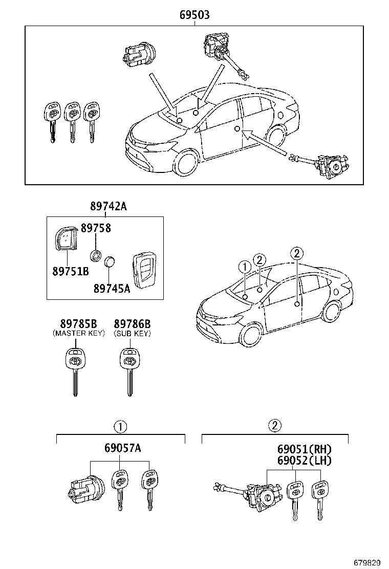 Lock Cylinder Set
