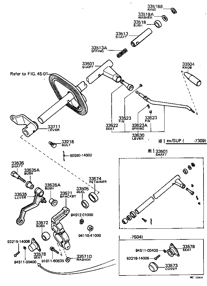 Control Shaft & Crossshaft