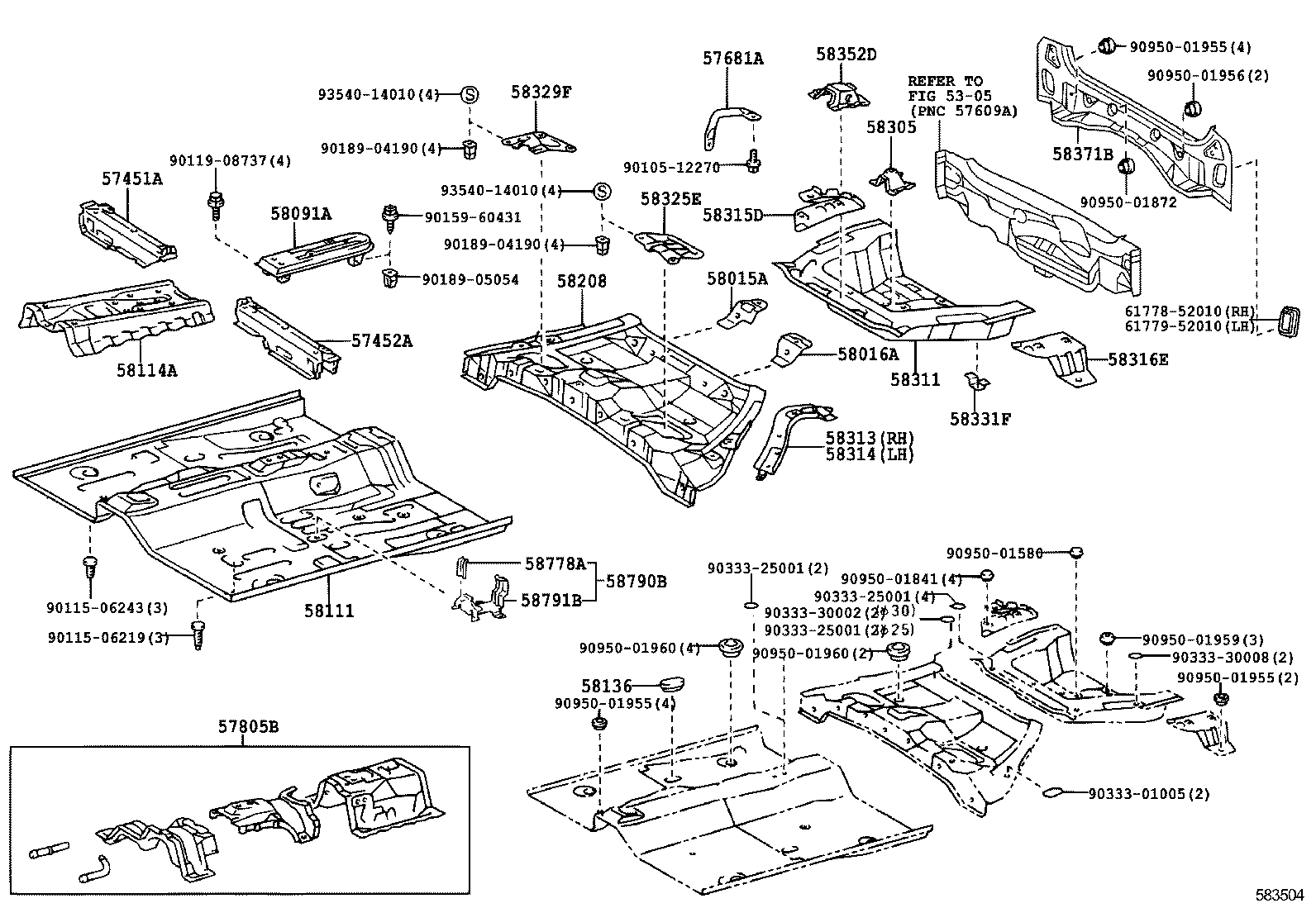 Floor Pan & Lower Back Panel