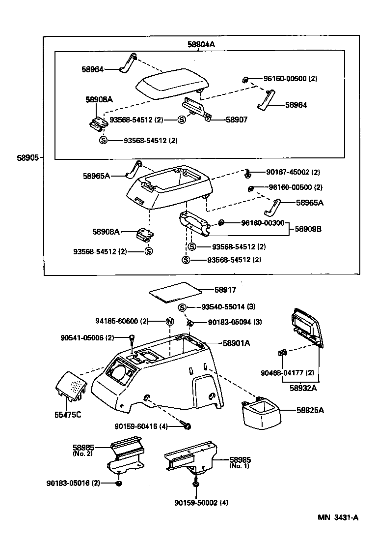 Console Box & Bracket