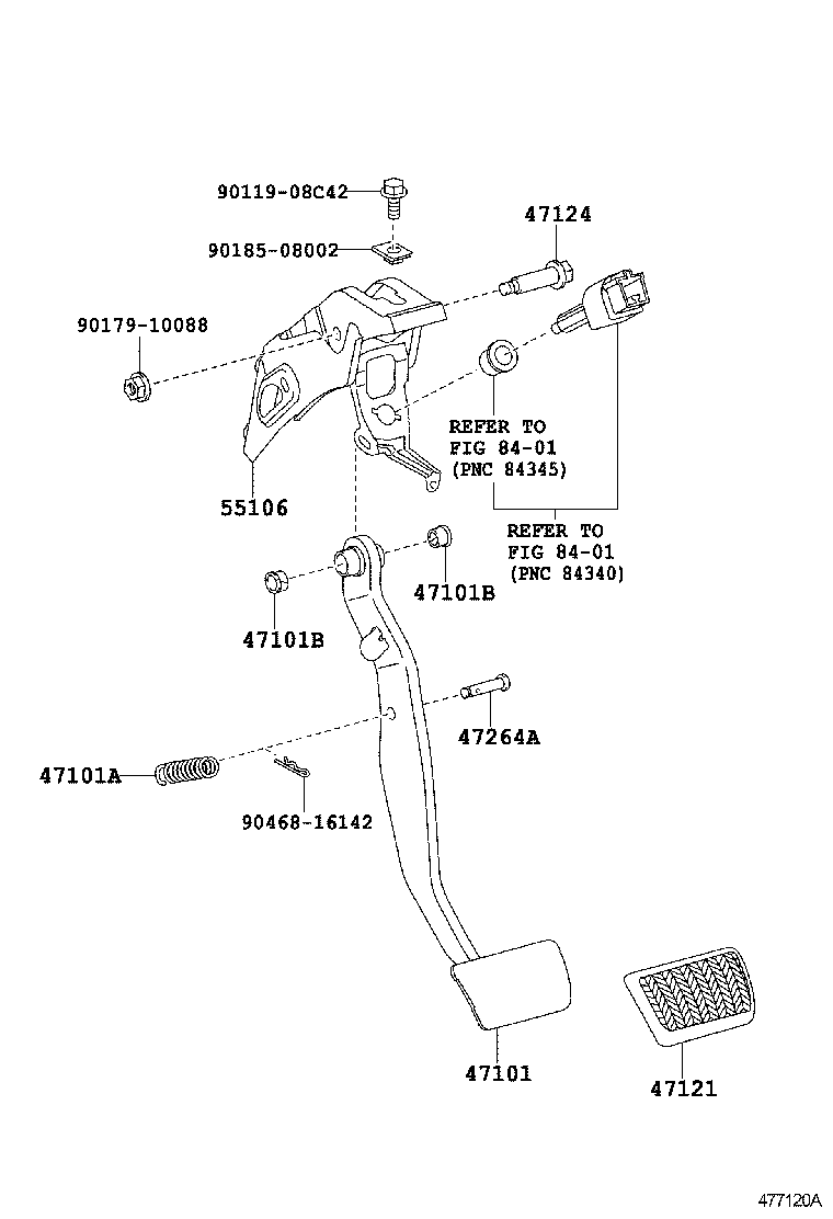 Brake Pedal & Bracket