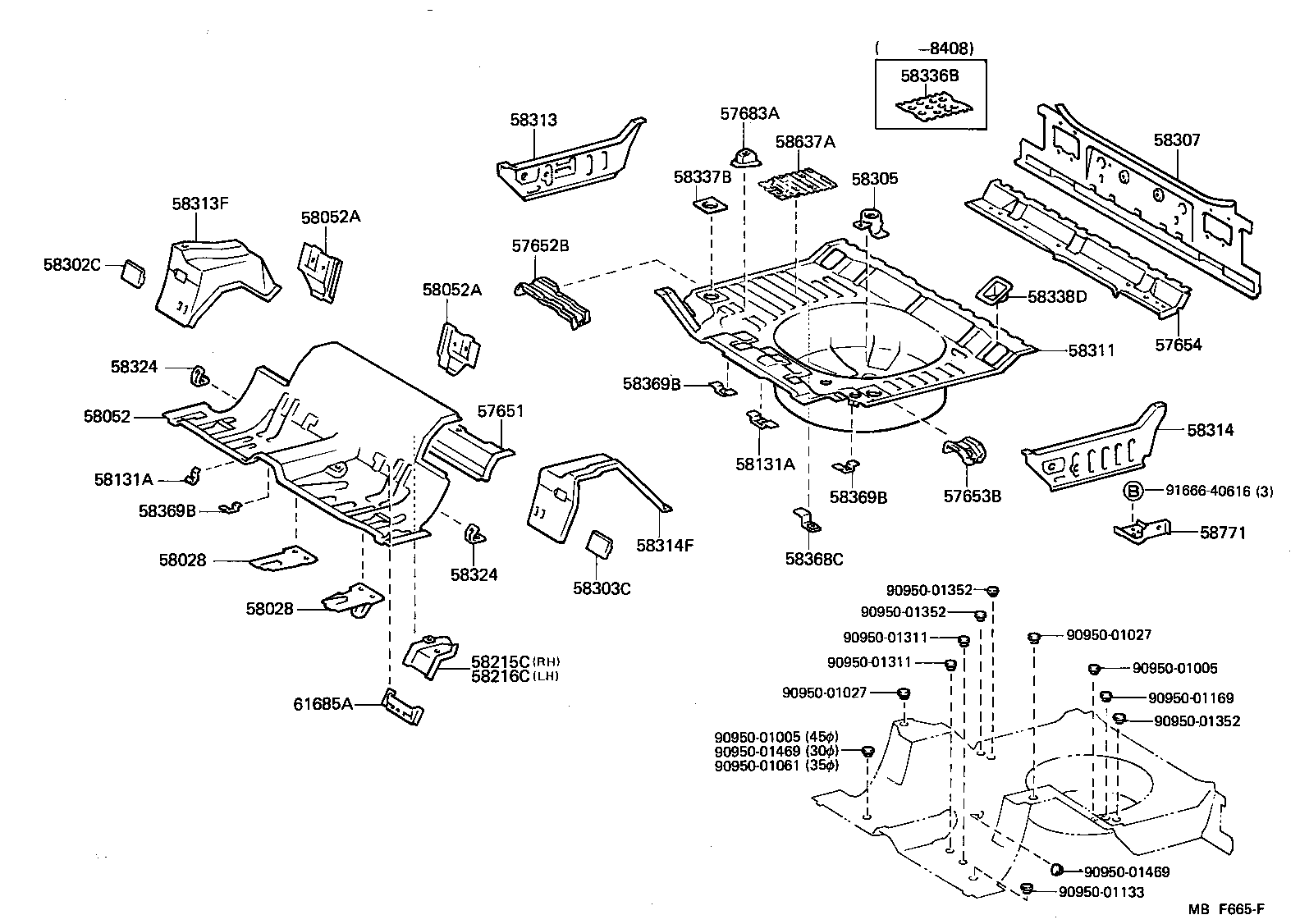 Floor Pan & Lower Back Panel