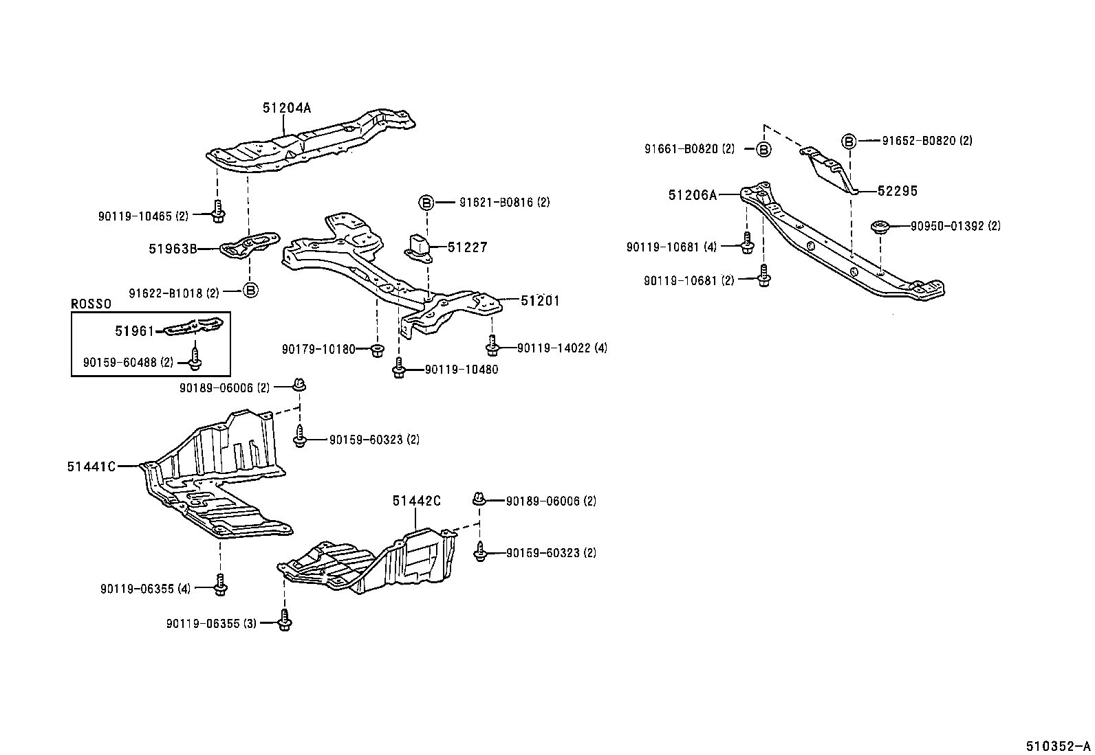 Suspension Crossmember & Under Cover