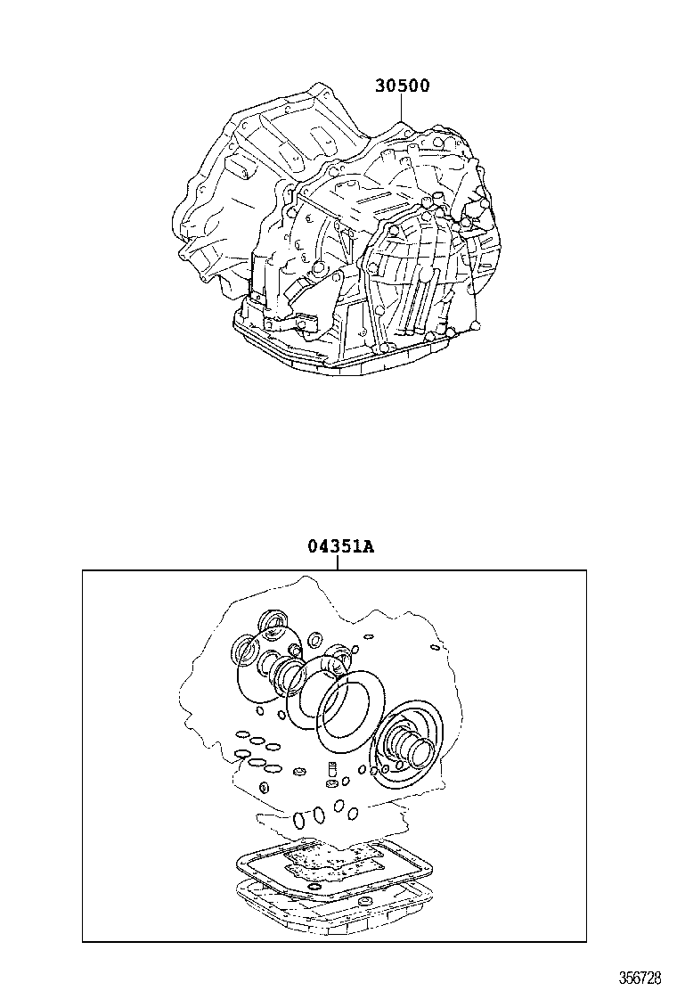 Transaxle Or Transmission Assy & Gasket Kit