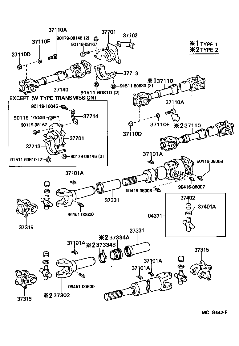 Propeller Shaft & Universal Joint