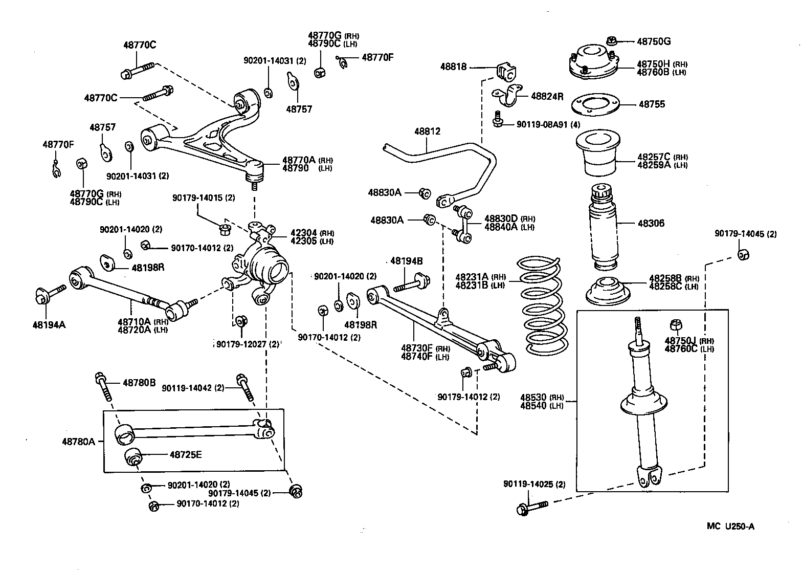 Rear Spring & Shock Absorber