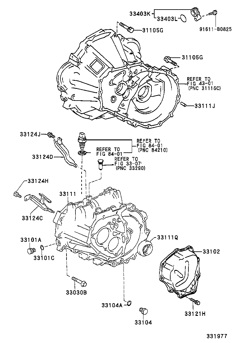 Clutch Housing + Transmission Case