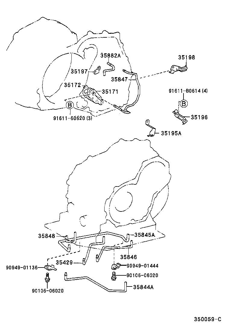 Colador de aceite del cuerpo de válvula