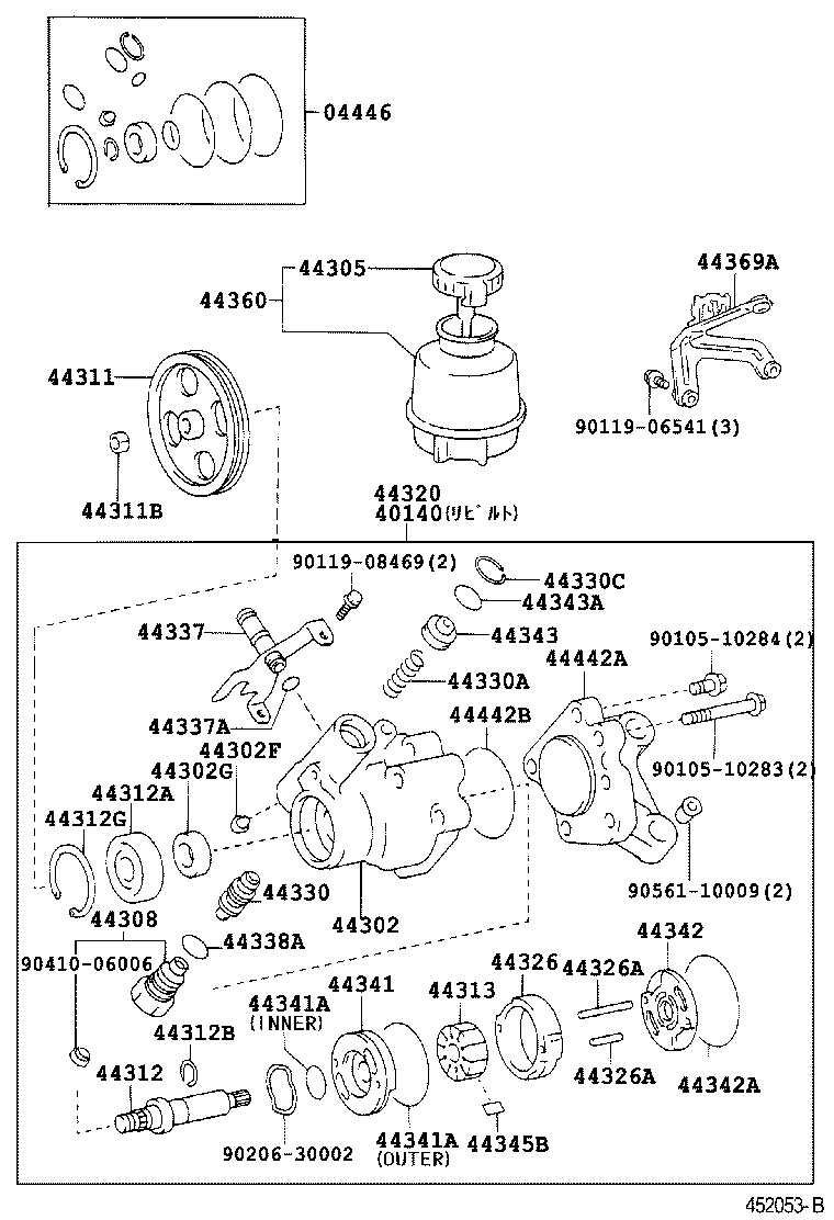 Vane Pump & Reservoir