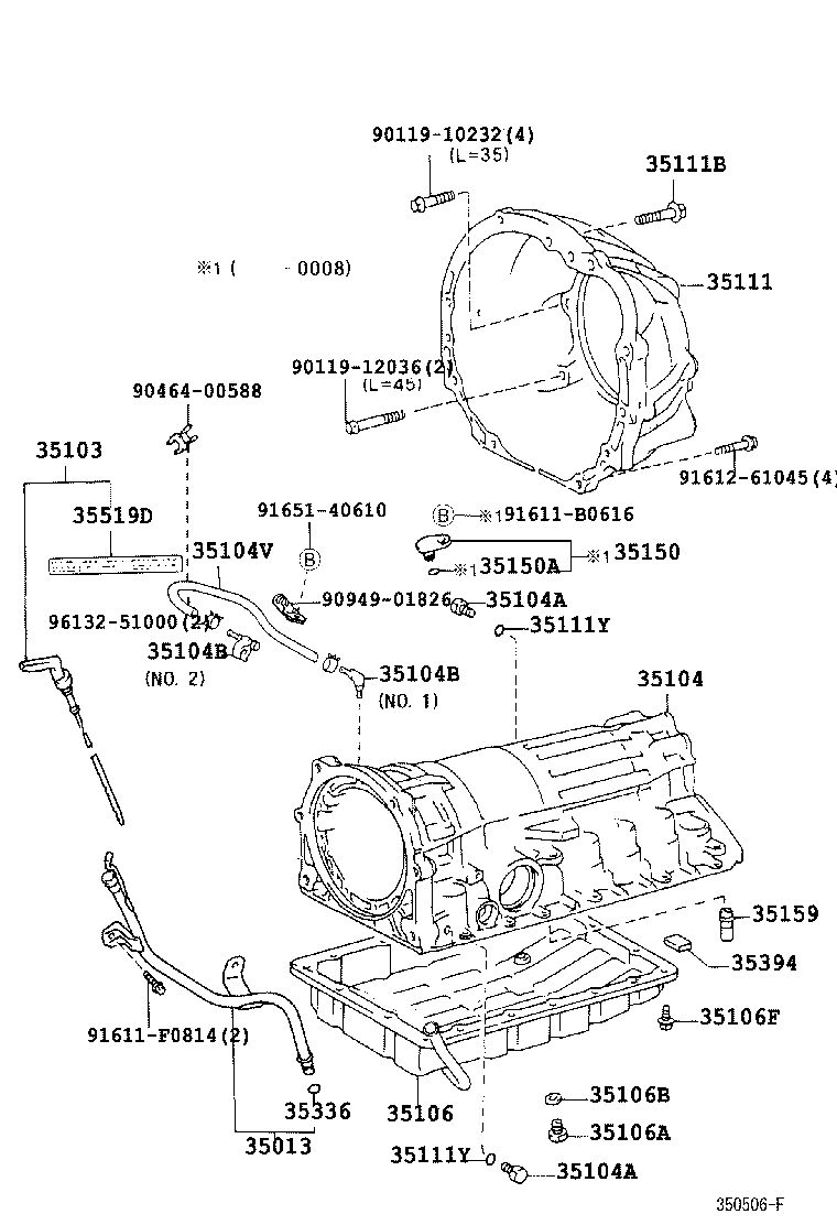 Transmission Case & Oil Pan