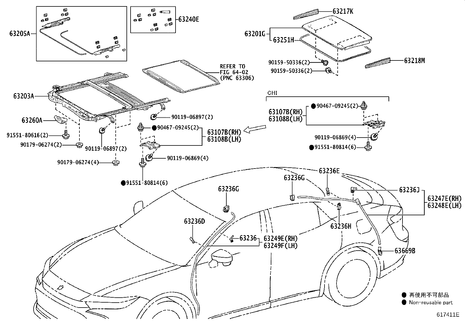 Panel & Back Window Glass