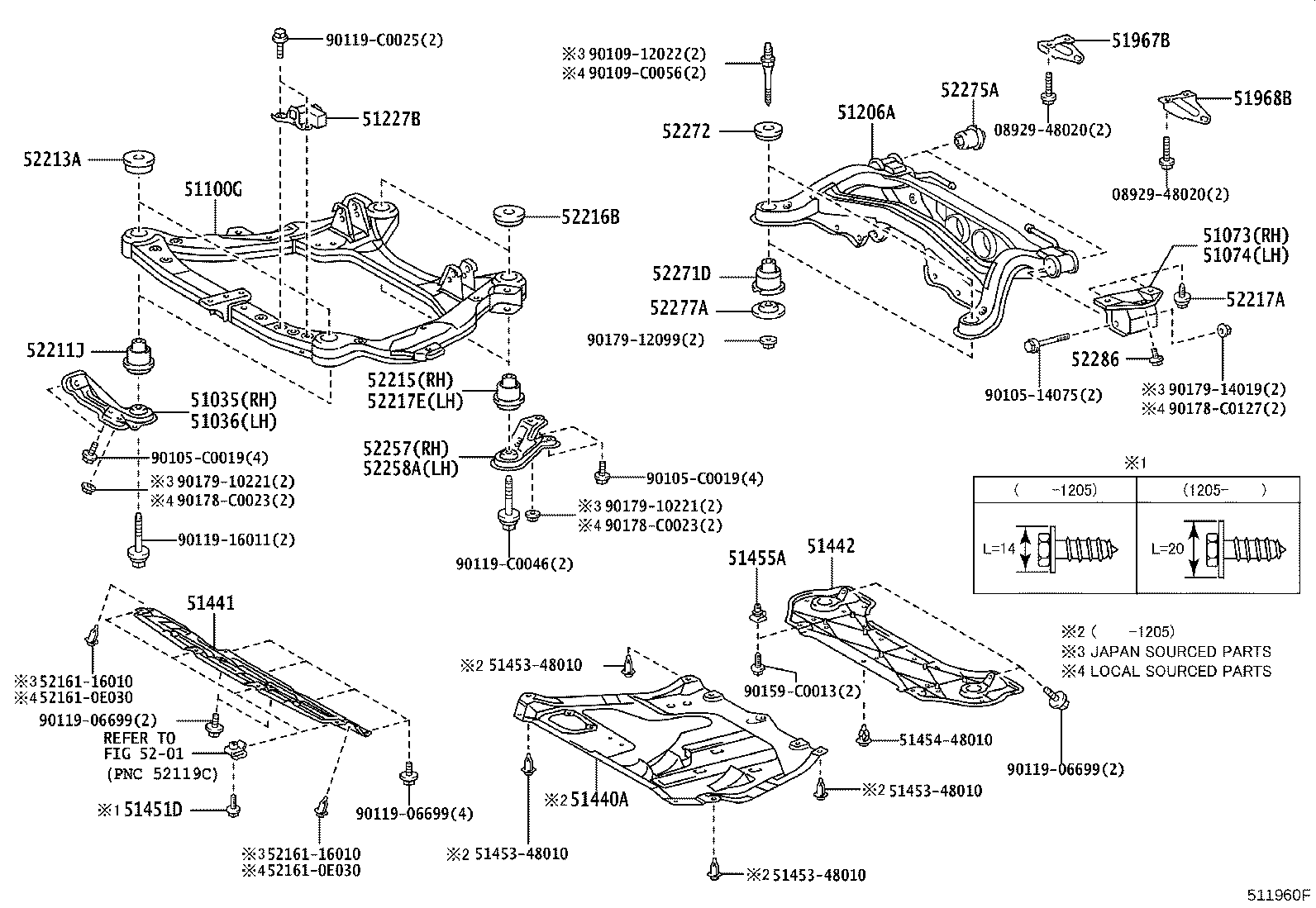 Suspension Crossmember & Under Cover