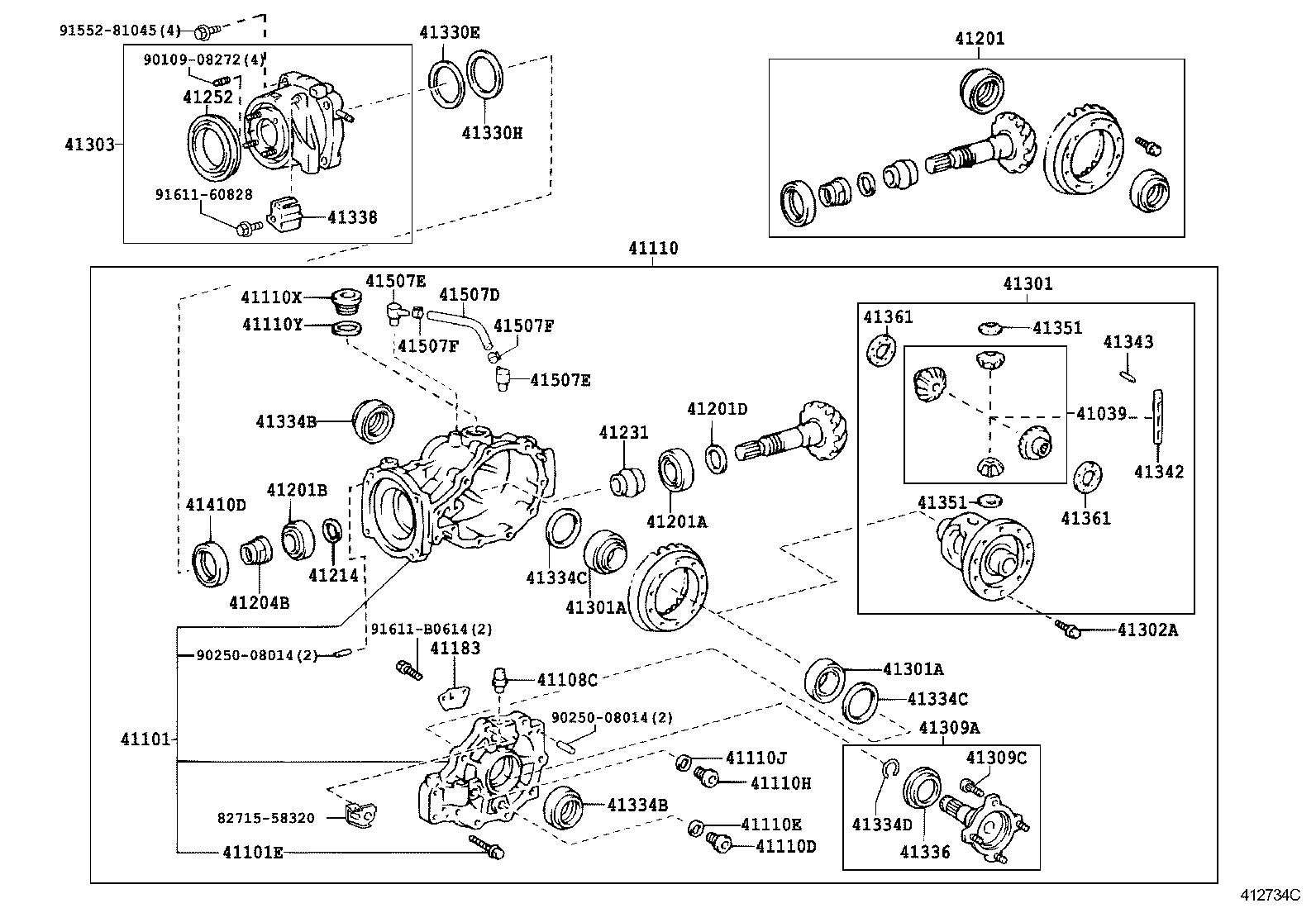Rear Axle Housing Differential