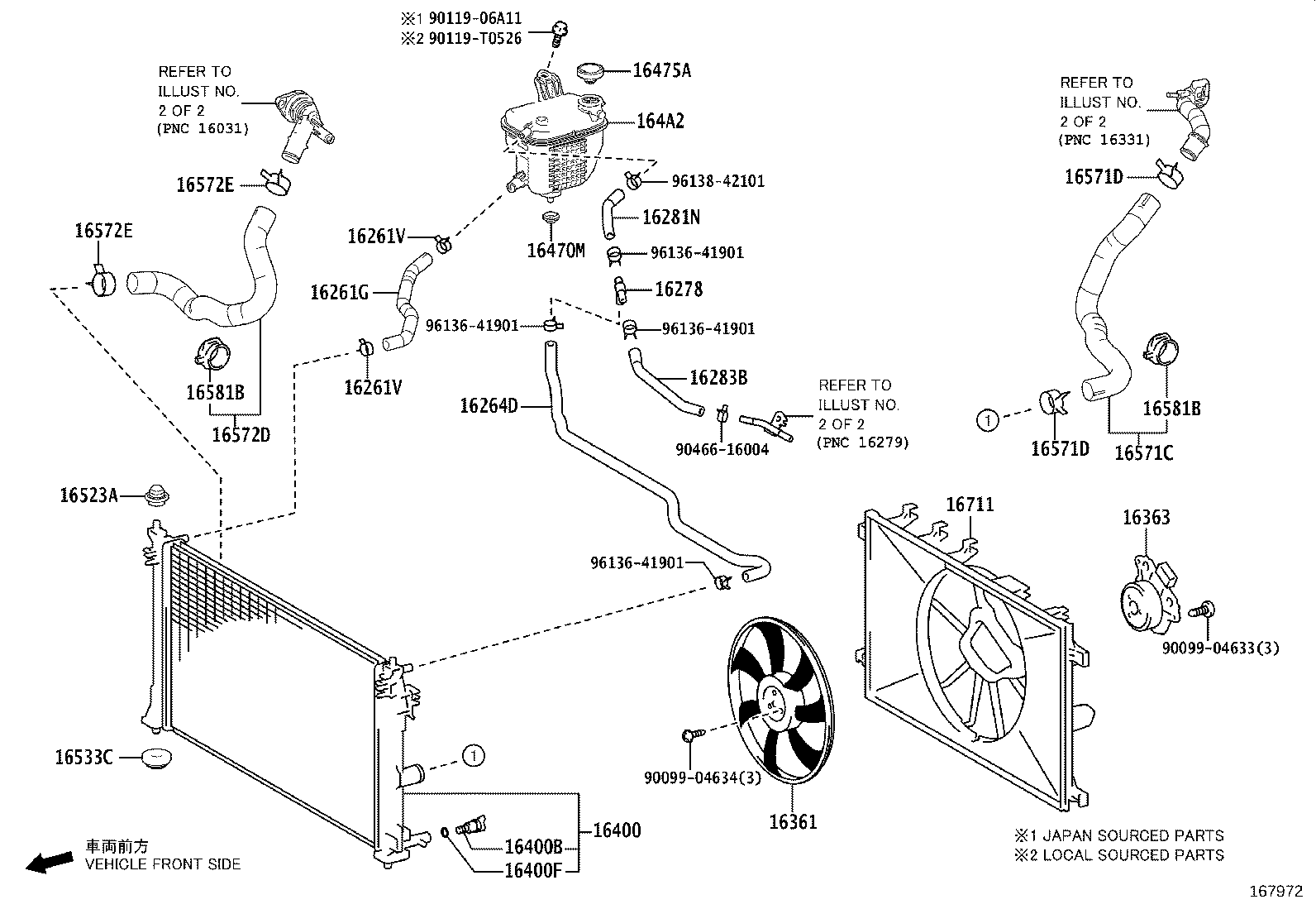 Radiator Water Outlet