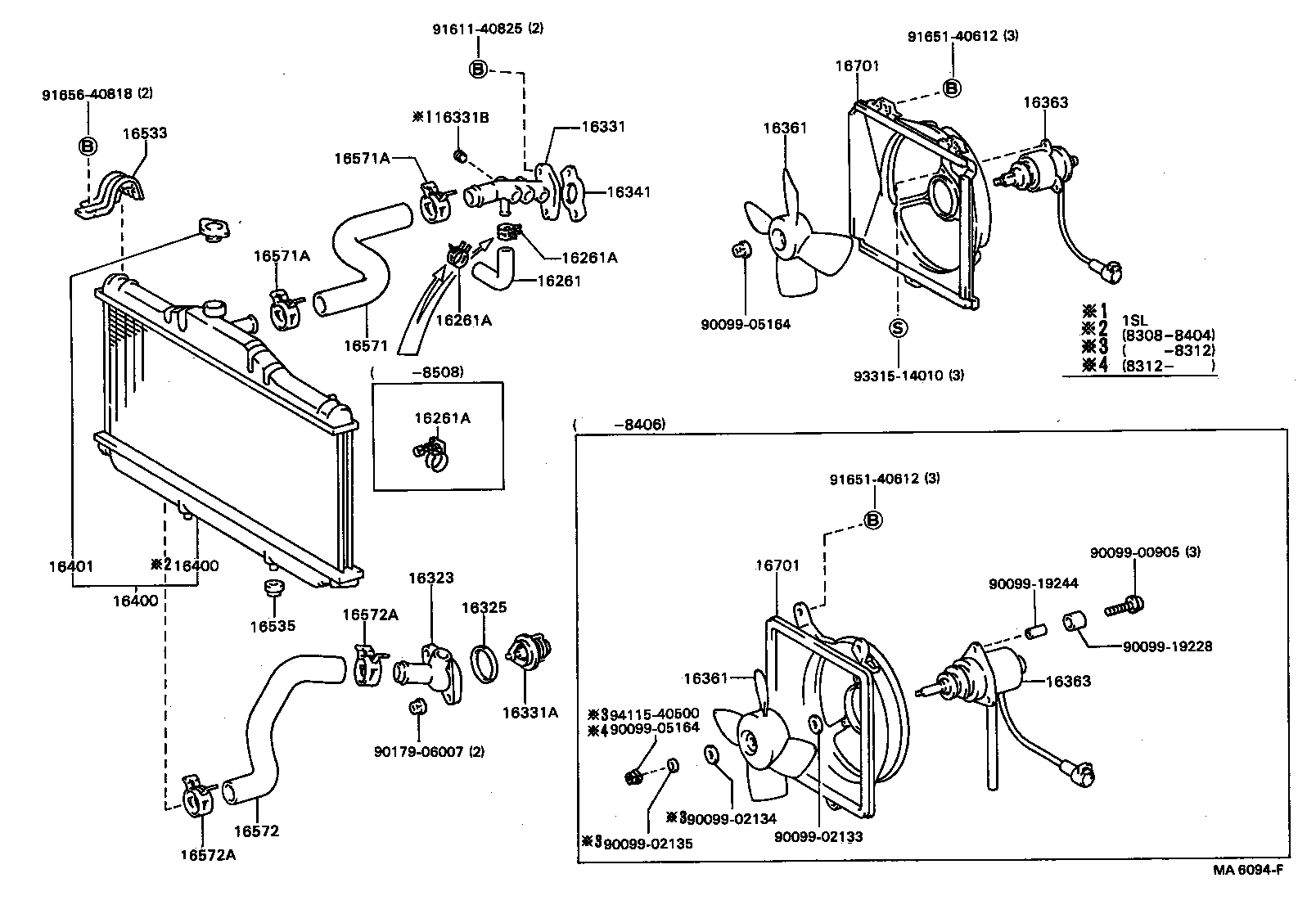 Radiator Water Outlet