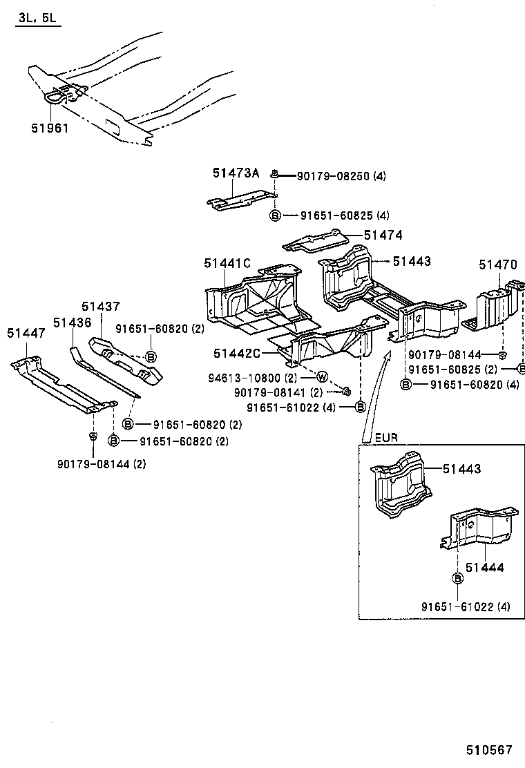 Suspension Crossmember & Under Cover