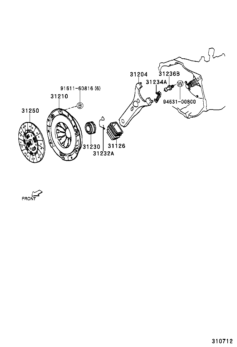 Clutch & Release Fork