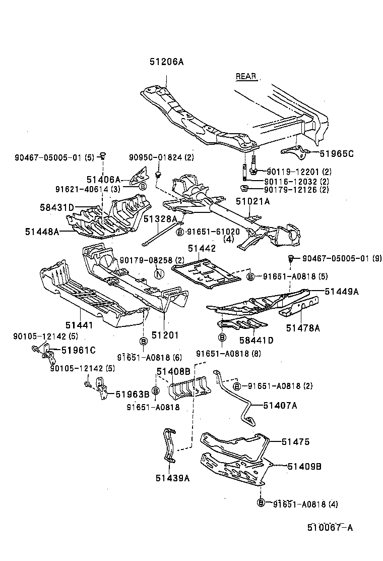 Suspension Crossmember & Under Cover