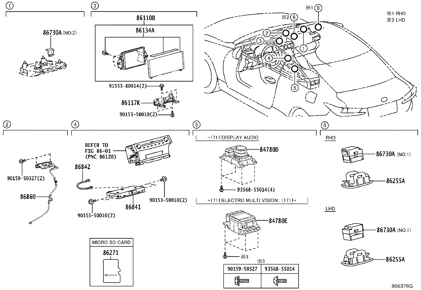 Navigation Front Monitor Display