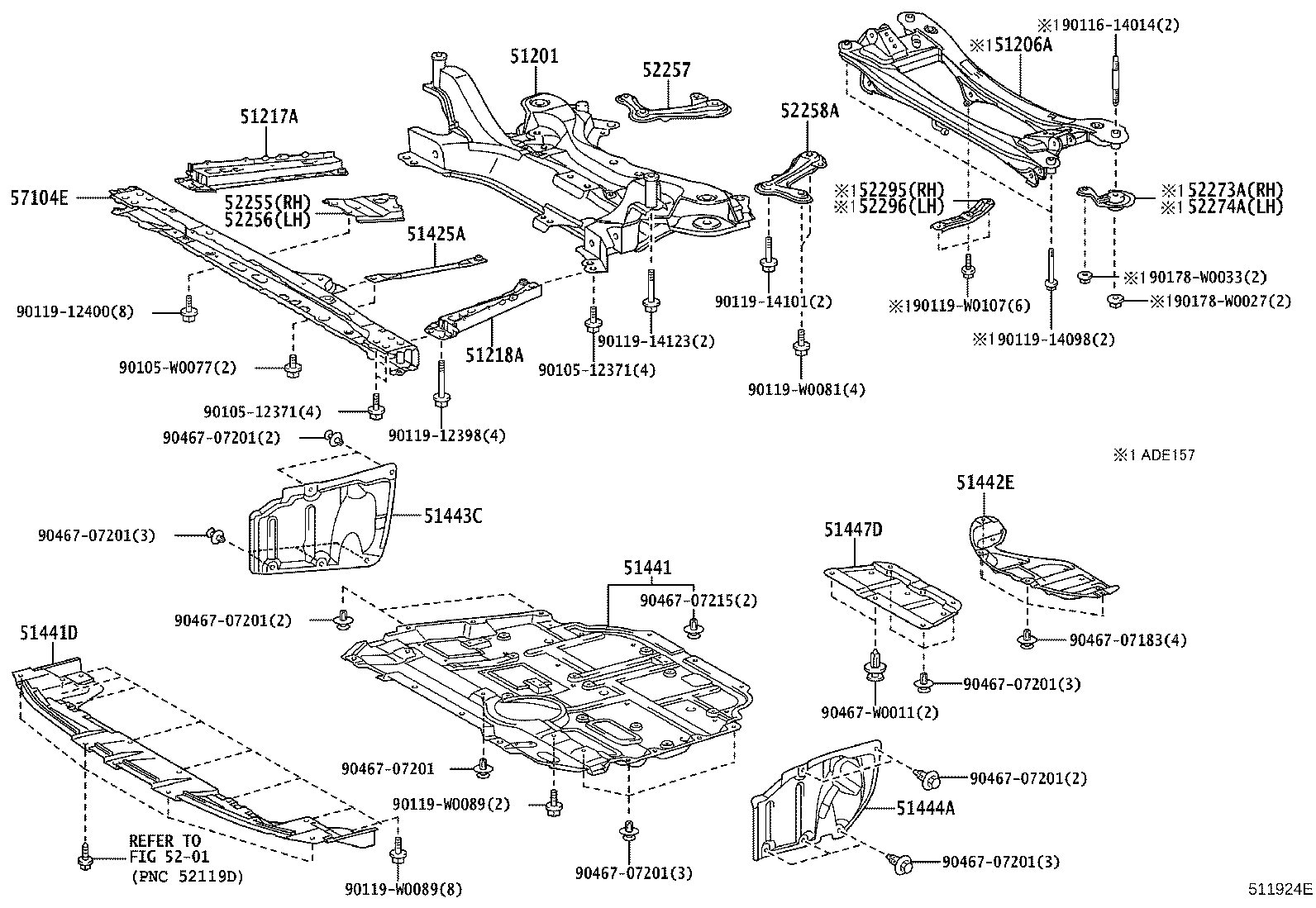 Suspension Crossmember & Under Cover