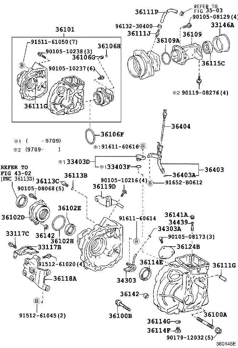 Transfer Case & Extension Housing