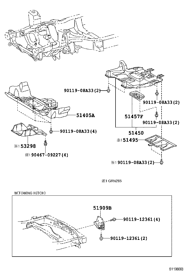 Suspension Crossmember & Under Cover