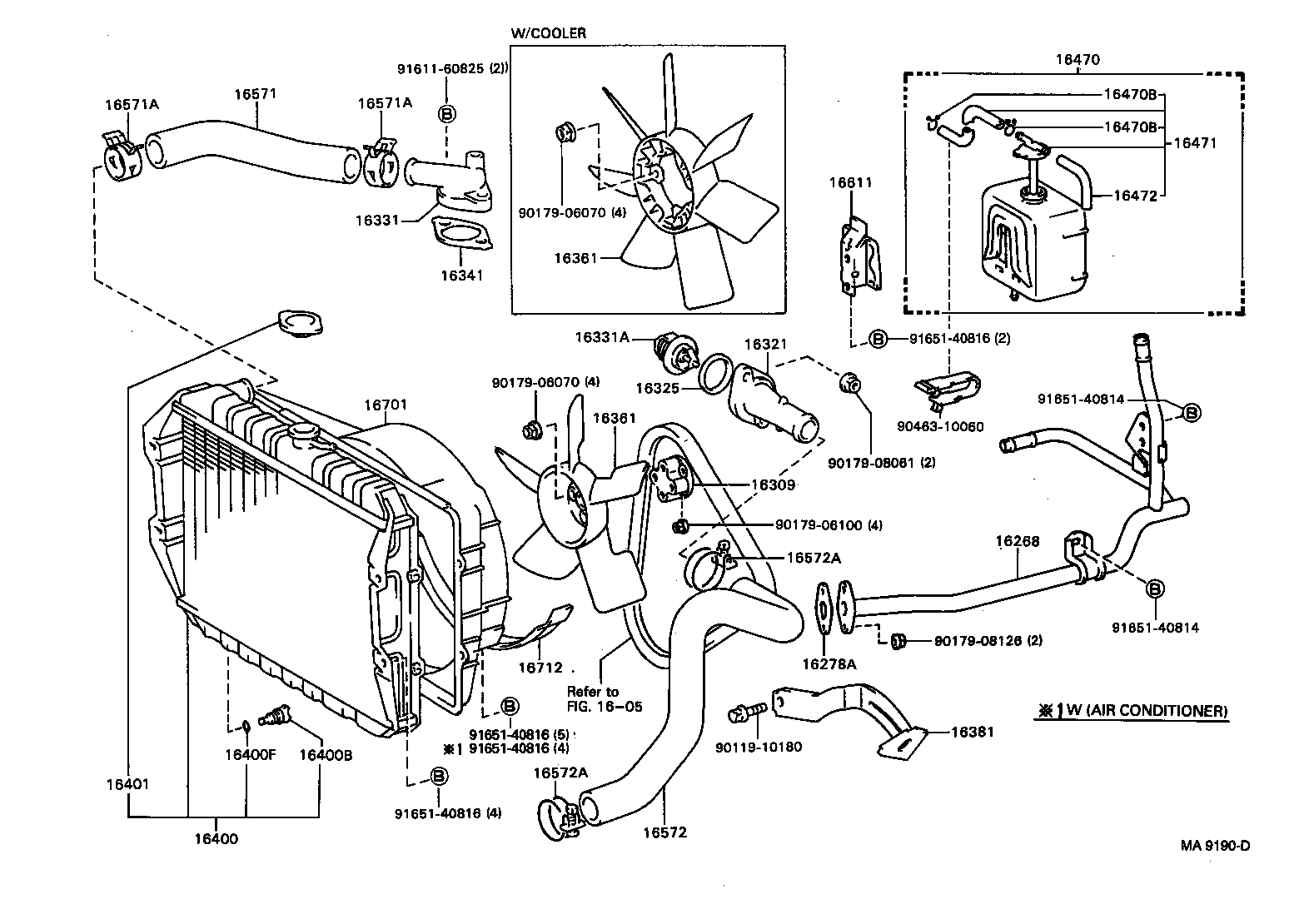 Radiator Water Outlet