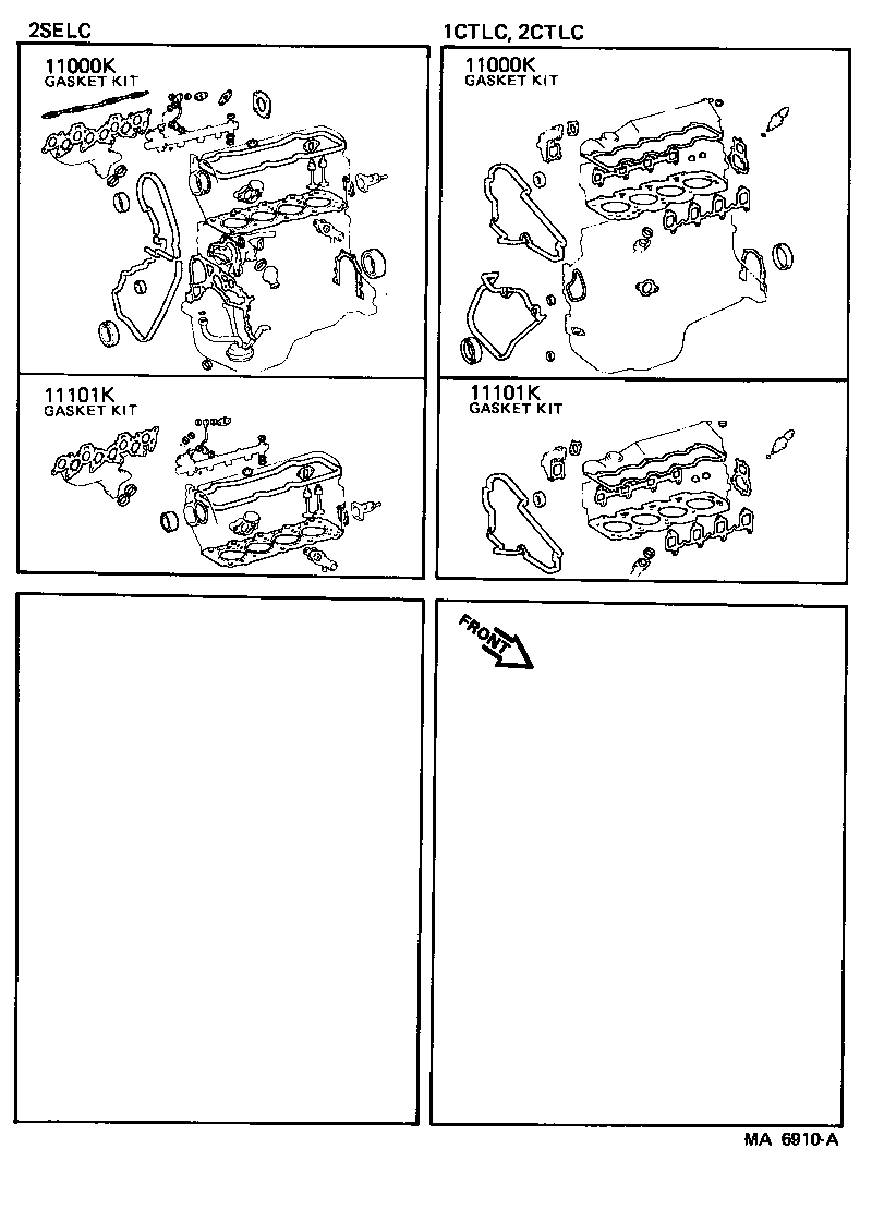 Engine Overhaul Gasket Kit