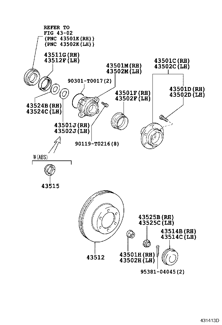 Front Axle Hub